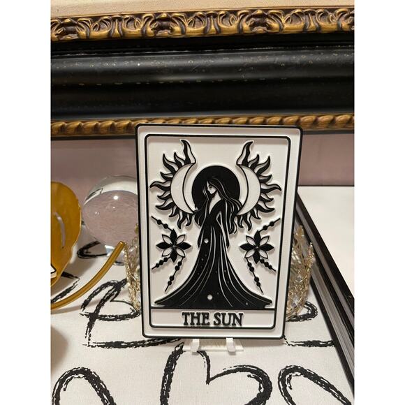 The Sun Tarot Card - Unique 3D Printed Art - Mystical Home Decor - Perfect Gift - Picture 2 of 4